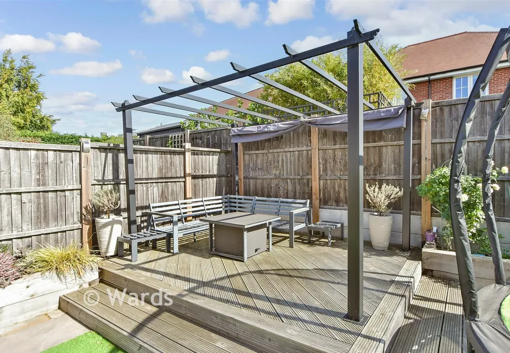 Rear Garden - Lancefield Drive, Faversham, Faversham, Kent - Wards of Kent