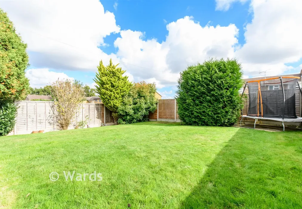 Rear Garden - Courtfield Avenue, Lordswood, Chatham, Kent - Wards of Kent
