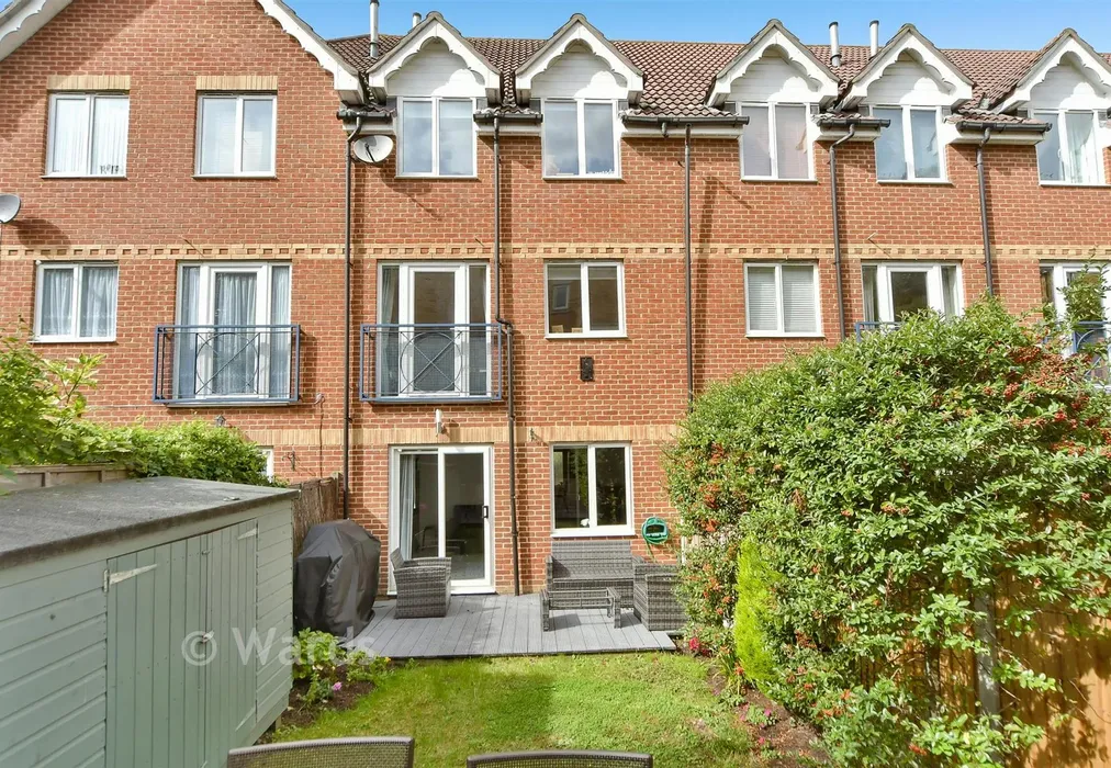 Rear Elevation - Keating Close, The Esplanade, Rochester, Kent - Wards of Kent