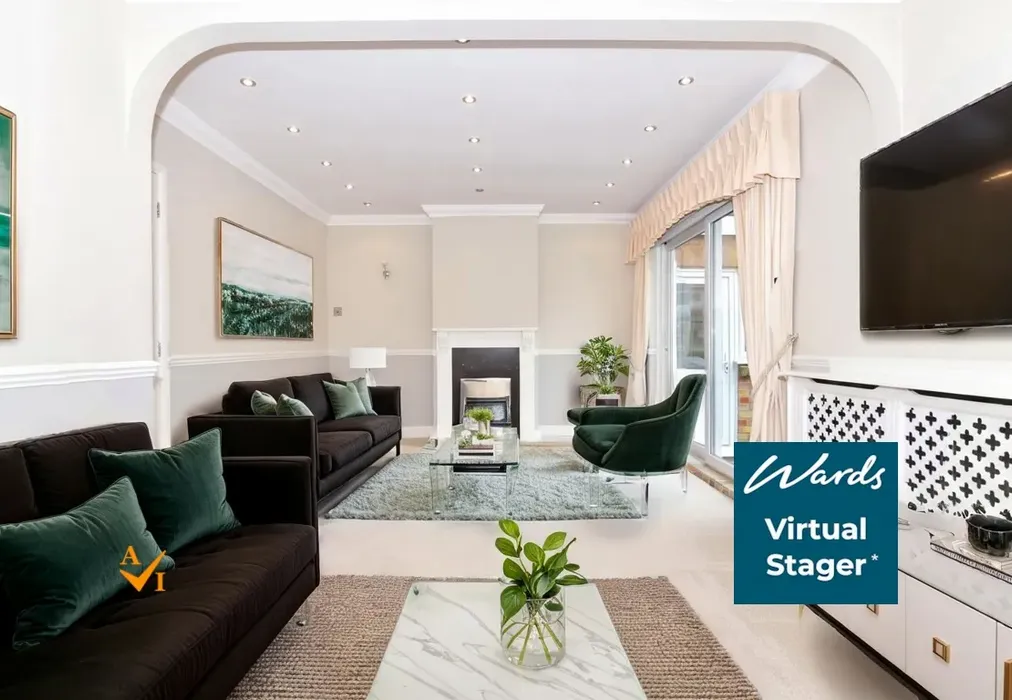 Lounge (Modern style) - Gault Close, Bearsted, Maidstone, Kent - Wards of Kent