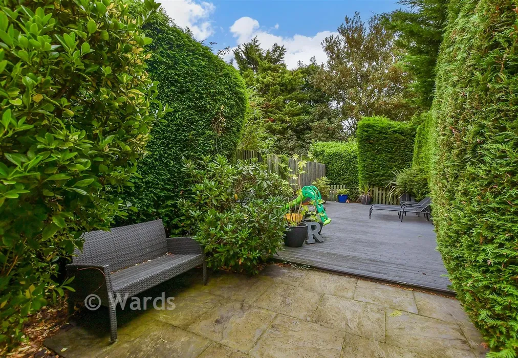 Rear Garden - Cranborne Avenue, Maidstone, Kent - Wards of Kent