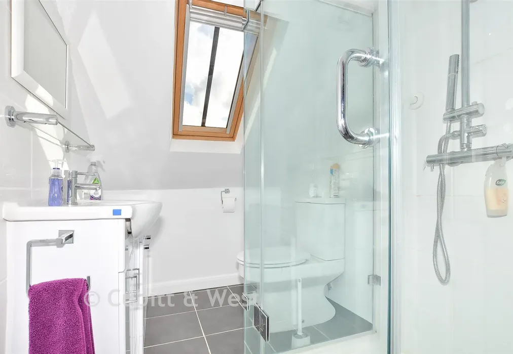 Shower Room - Barn House Lane, Pulborough, West Sussex - Wards of Kent