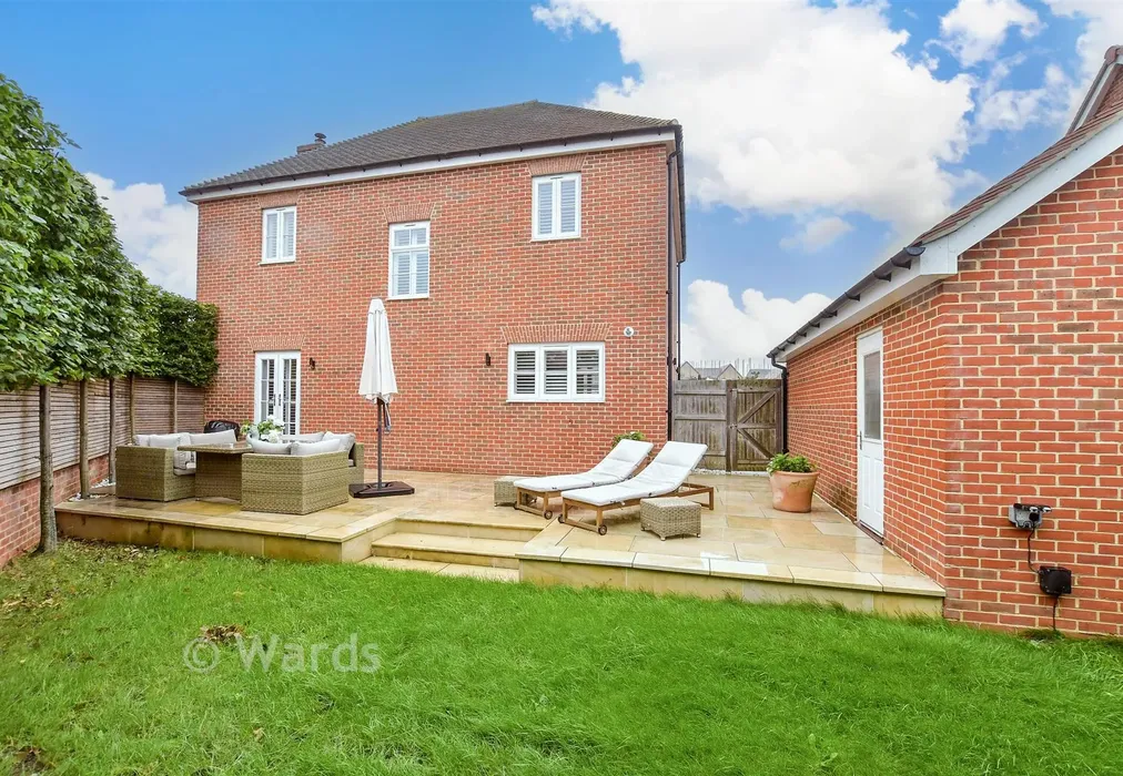 Rear Garden - Merlin Avenue, Whitfield, Dover, Kent - Wards of Kent