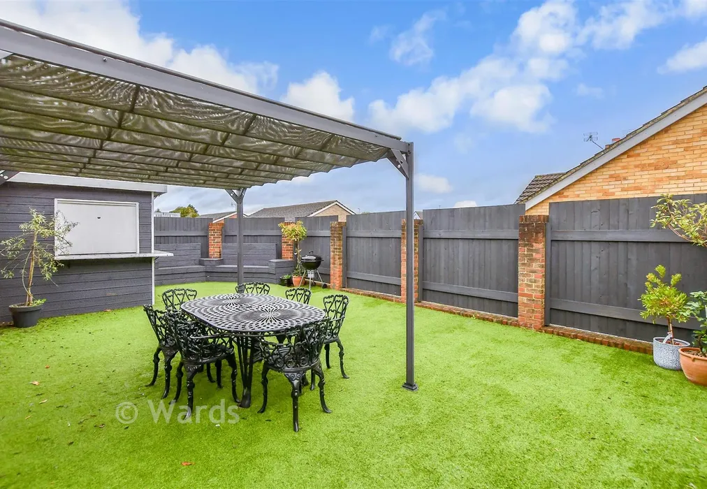 Rear Garden - Newbury Avenue, Maidstone, Kent - Wards of Kent