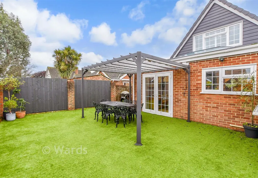 Rear Garden - Newbury Avenue, Maidstone, Kent - Wards of Kent