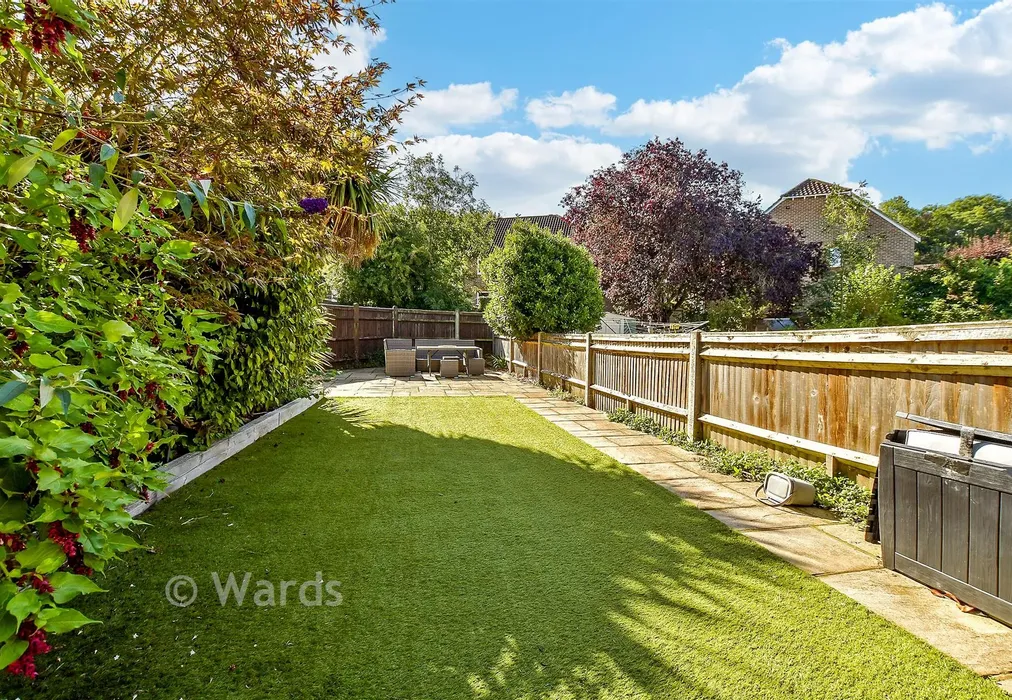 Rear Garden - College Avenue, Tonbridge, Kent - Wards of Kent