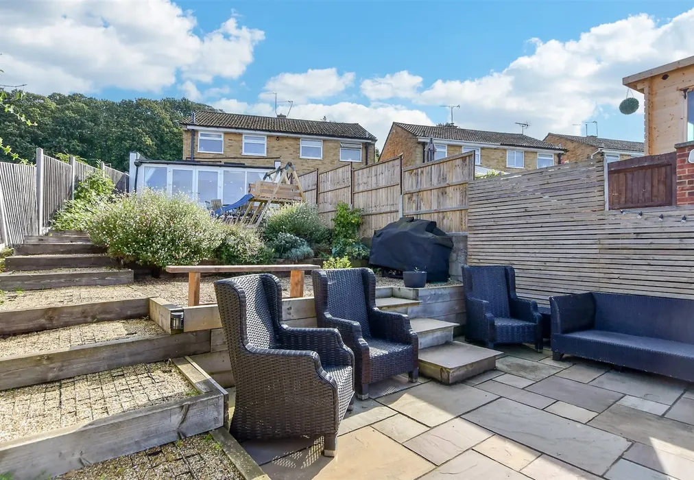 Rear Garden - Primrose Drive, Ditton, Aylesford, Kent - Wards of Kent