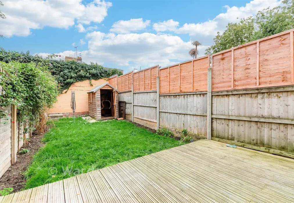 Rear Garden - Foord Street, Rochester, Kent - Wards of Kent