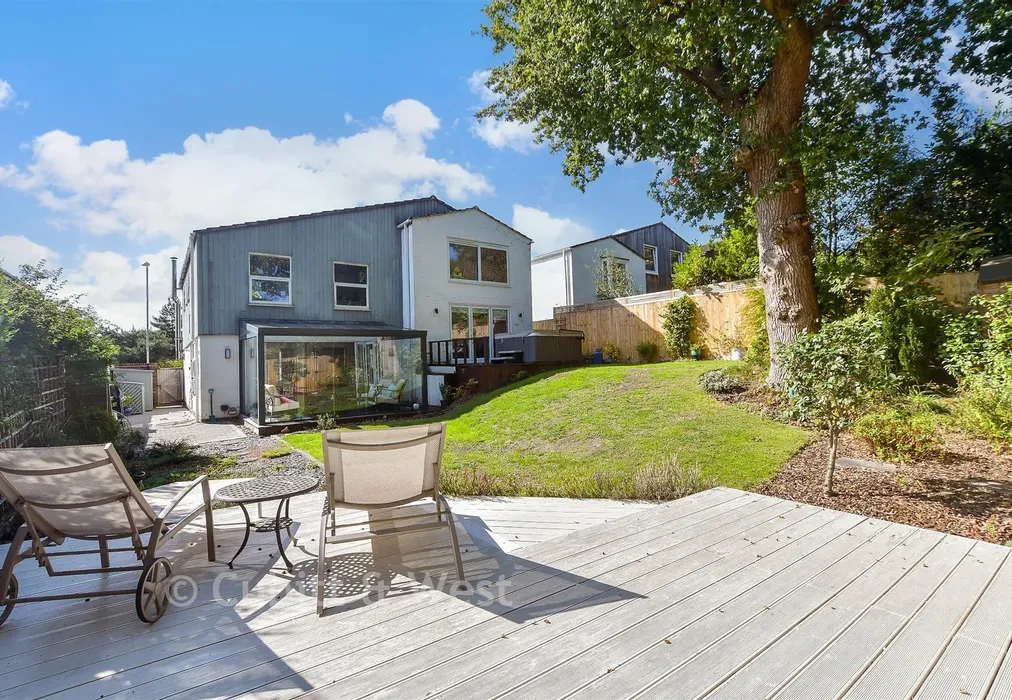 Rear Garden - Estcots Drive, East Grinstead, West Sussex - Wards of Kent