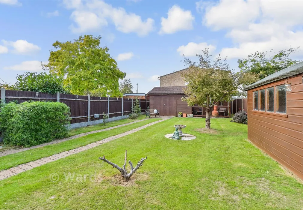 Rear Garden - Park Drive, Sittingbourne, Kent - Wards of Kent