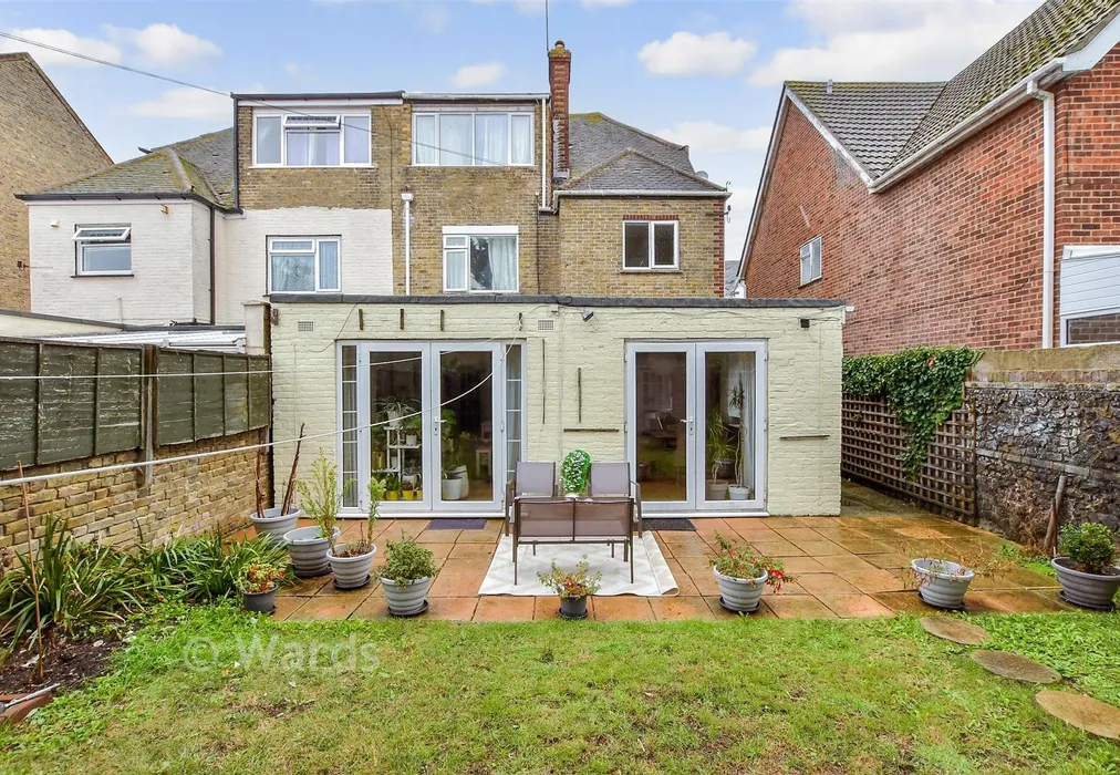 Rear Elevation - Norfolk Road, Cliftonville, Margate, Kent - Wards of Kent