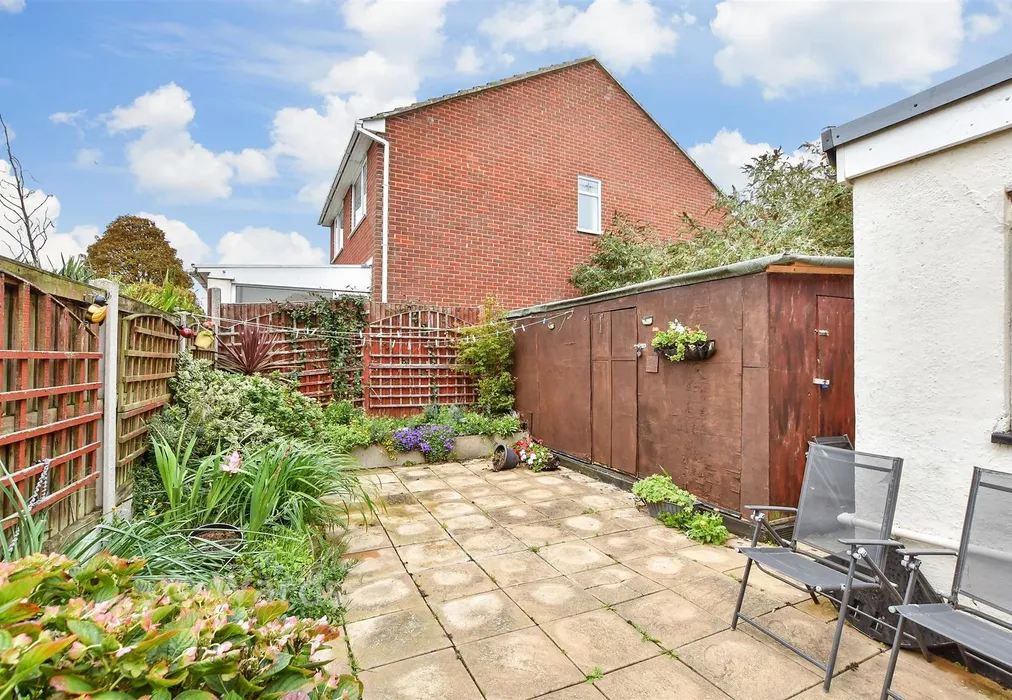 Rear Garden - St. James Avenue, Ramsgate, Kent - Wards of Kent