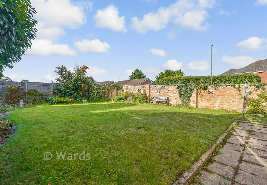 Rear Garden - Norrington Road, Maidstone, Kent - Wards of Kent