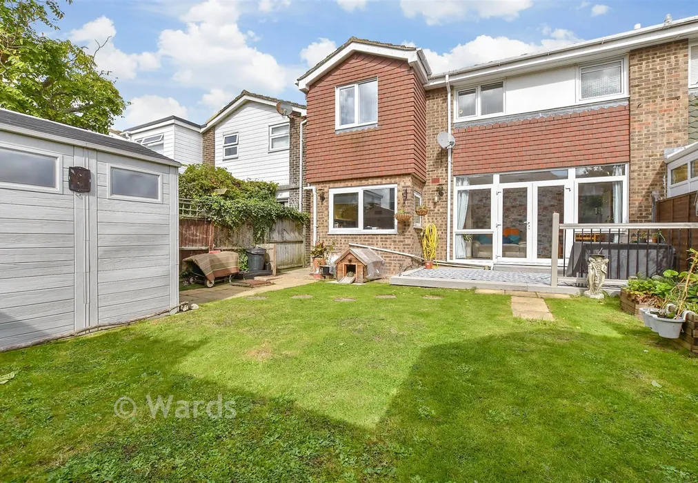 Rear Elevation - Dove Close, Hythe, Kent - Wards of Kent
