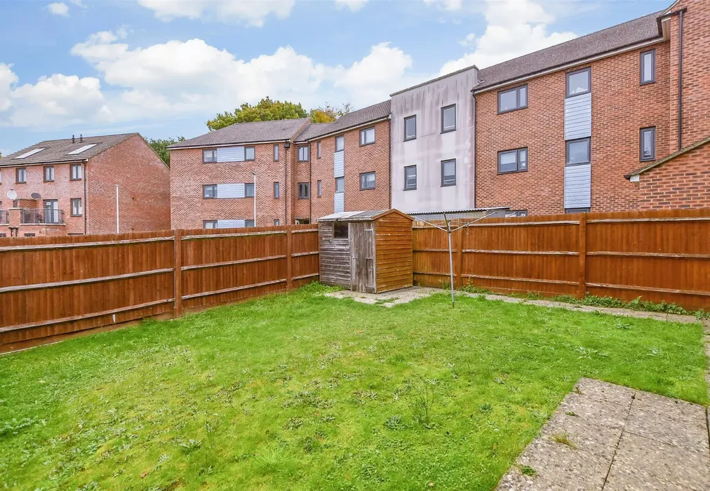 Rear Garden - St. Catherine's Road, Maidstone, Kent - Wards of Kent