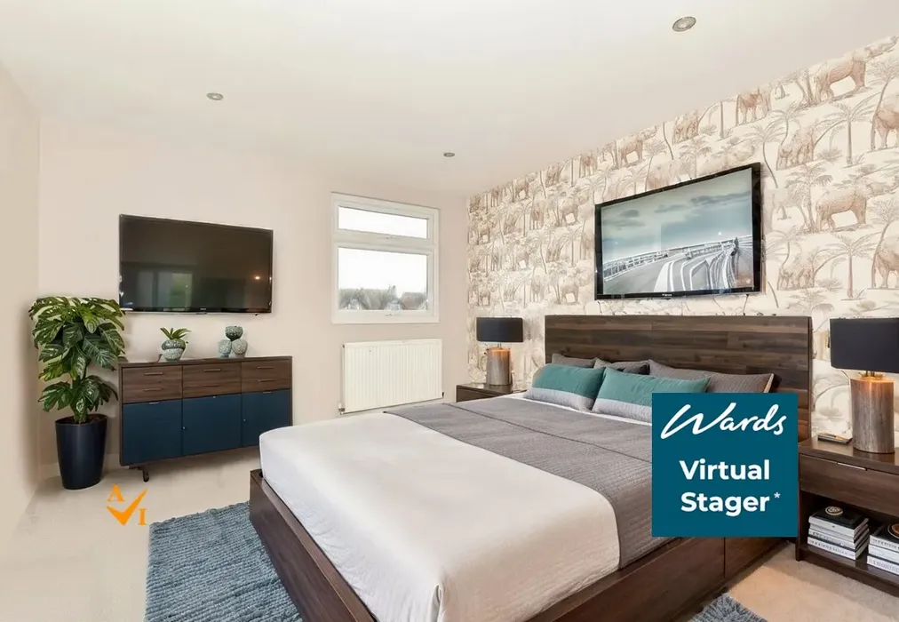 Bedroom 1 (Modern style) - Cobden Road, Hythe, Kent - Wards of Kent