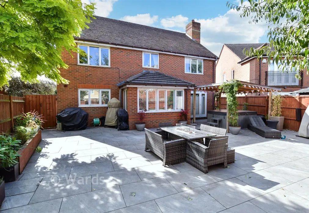 Rear Elevation - Bovarde Avenue, Kings Hill, West Malling, Kent - Wards of Kent