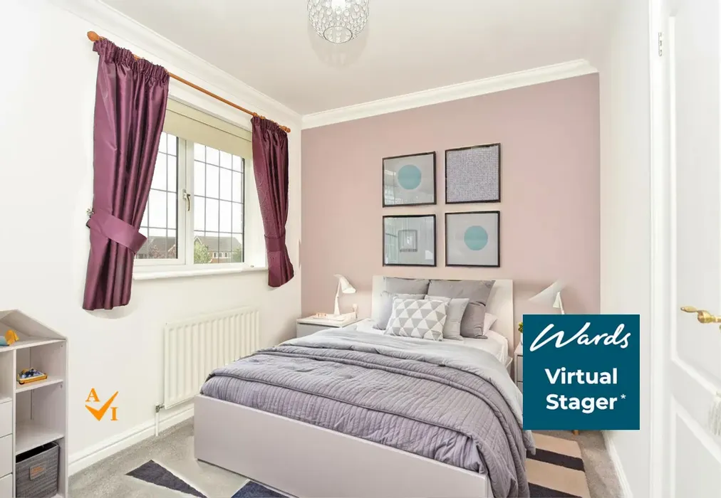 Bedroom 1 (Contemporary style) - Teal Way, Iwade, Sittingbourne, Kent - Wards of Kent