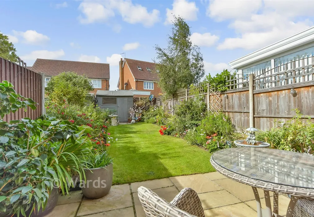 Rear Garden - Teal Way, Iwade, Sittingbourne, Kent - Wards of Kent