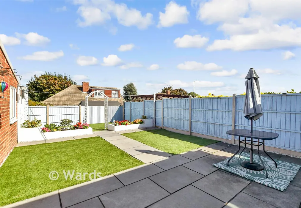 Rear Garden - Flaxman Drive, Maidstone, Kent - Wards of Kent
