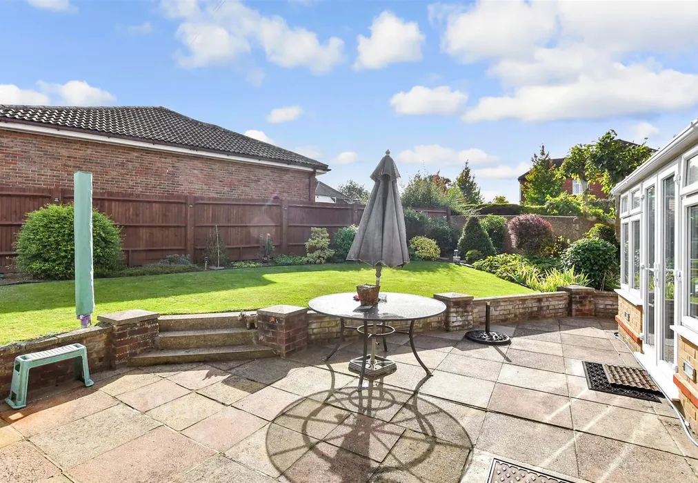 Rear Garden - Loose Road, Maidstone, Kent - Wards of Kent