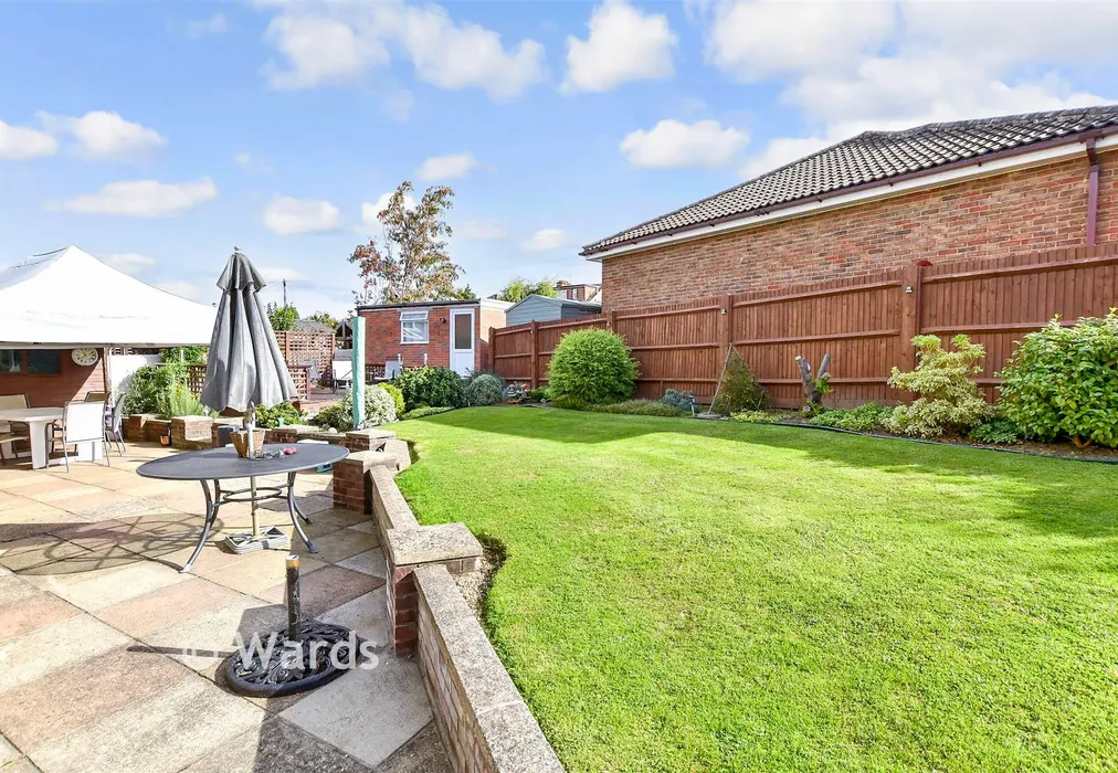 Rear Garden - Loose Road, Maidstone, Kent - Wards of Kent