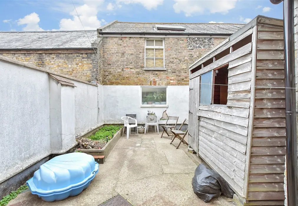Rear Garden - Thanet Road, Margate, Kent - Wards of Kent