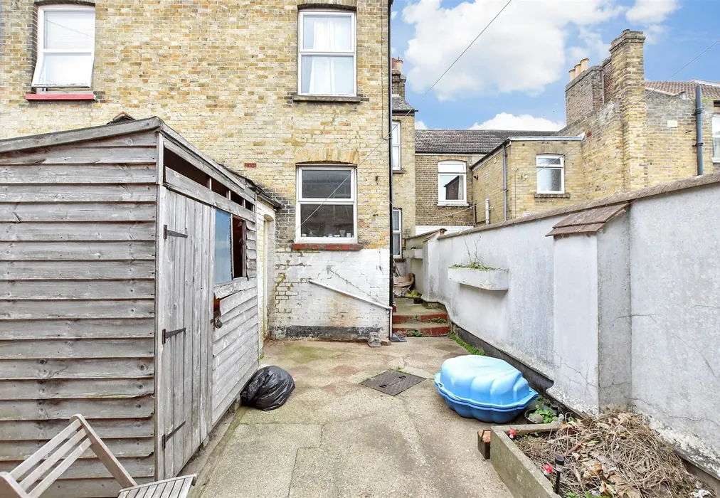 Rear Garden - Thanet Road, Margate, Kent - Wards of Kent