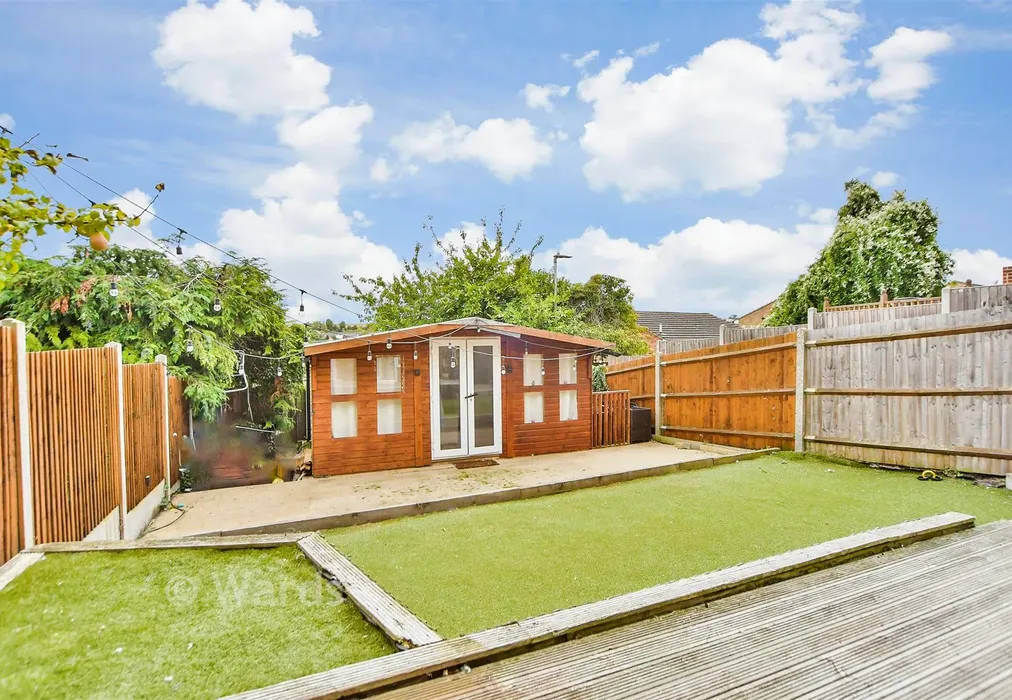 Rear Garden - Downsview, Chatham, Kent - Wards of Kent