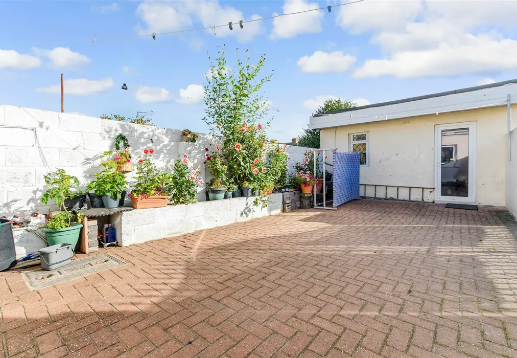 Rear Garden - Brook Road, Northfleet, Gravesend, Kent - Wards of Kent