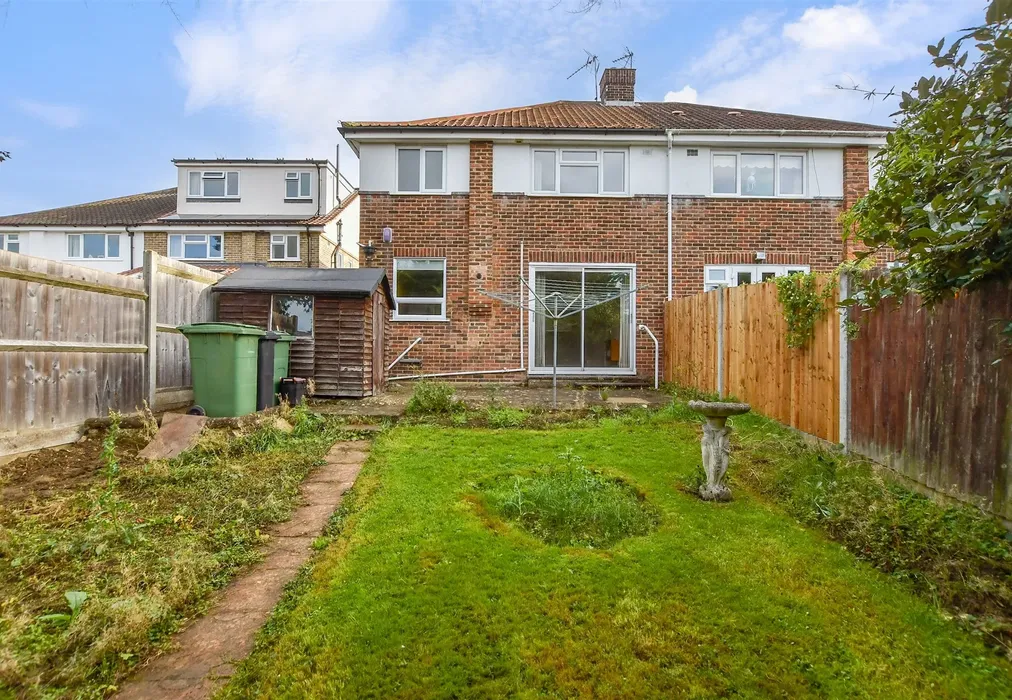 Rear Elevation - Knowle Road, Penenden Heath, Maidstone, Kent - Wards of Kent