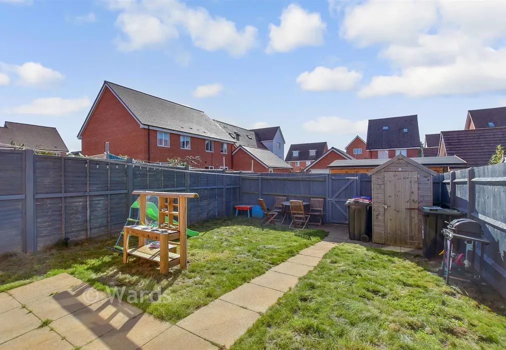 Rear Garden - Talavera Road, Canterbury, Kent - Wards of Kent