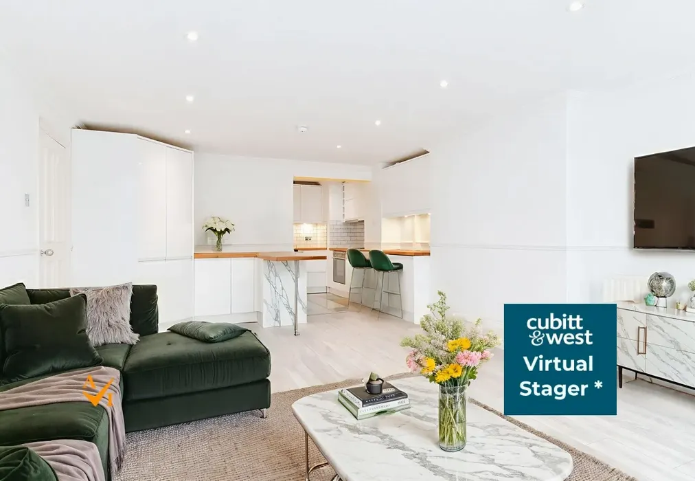 Kitchen/ Living Room (Contemporary style) - Belvedere Terrace, Brighton, East Sussex - Wards of Kent