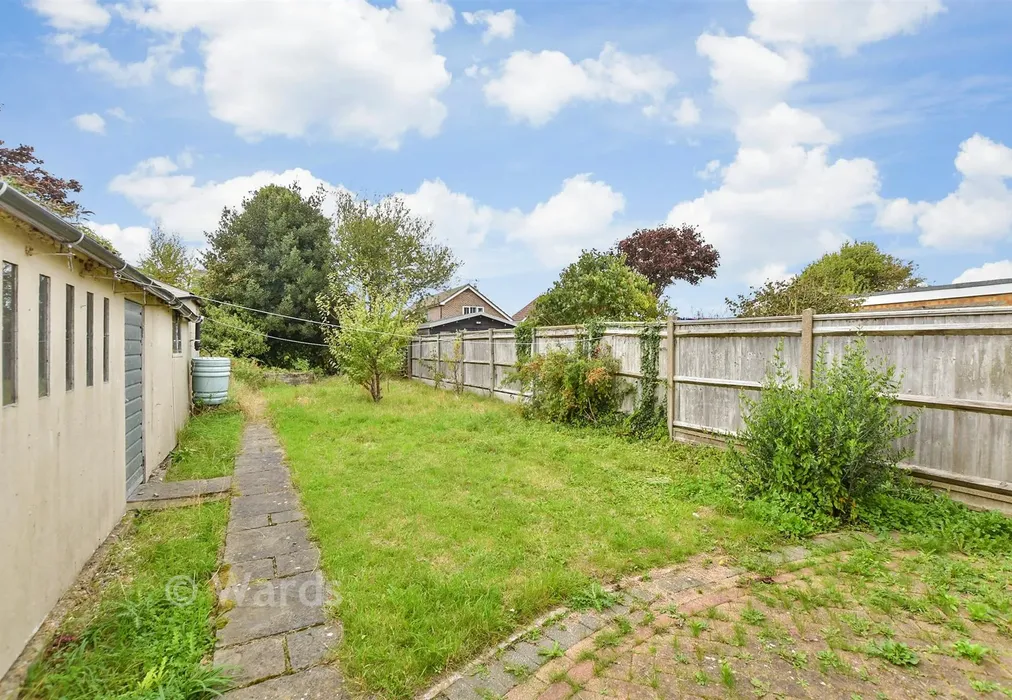 Rear Garden - Collingwood Road, St Margarets-At-Cliffe, Dover, Kent - Wards of Kent