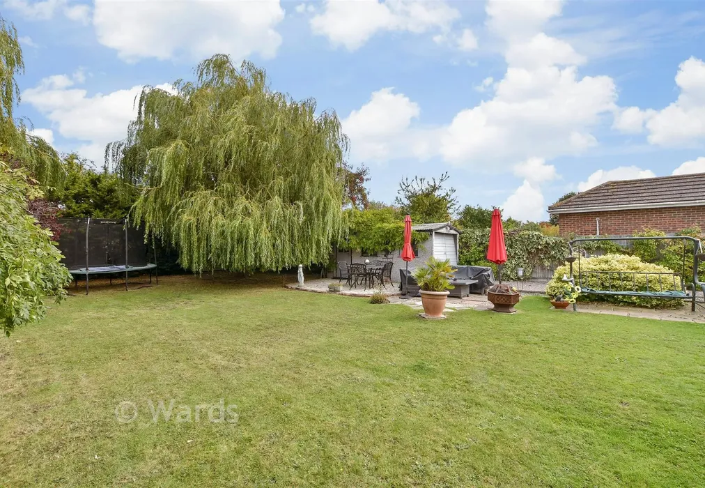 Rear Garden - Maydowns Road, Chestfield, Whitstable, Kent - Wards of Kent