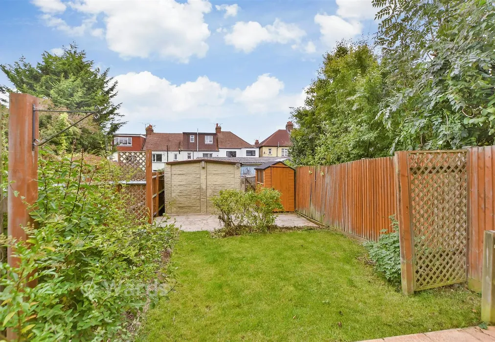 Rear Garden - Broadway, Gillingham, Kent - Wards of Kent