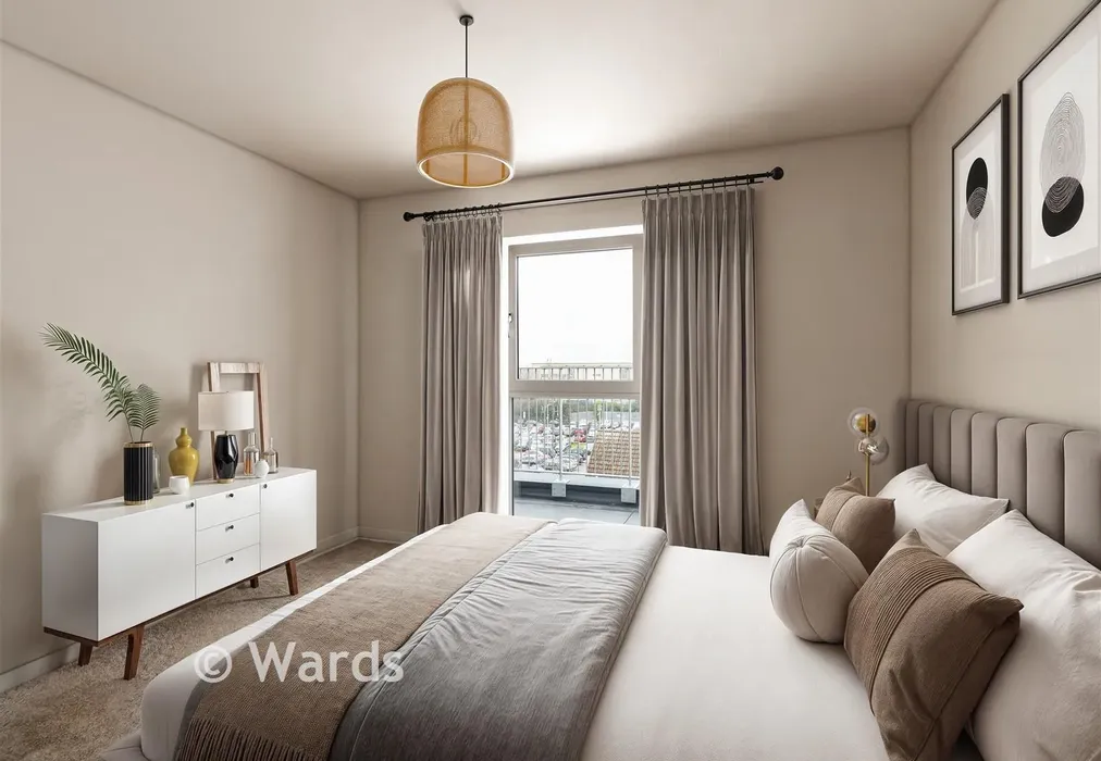 Bedroom 1 - The Sidings, Station Road, Paddock Wood, Kent - Wards of Kent