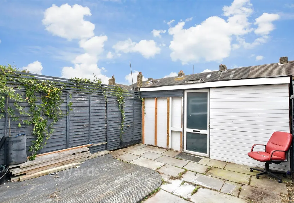 Rear Garden - Alma Road, Sheerness, Kent - Wards of Kent