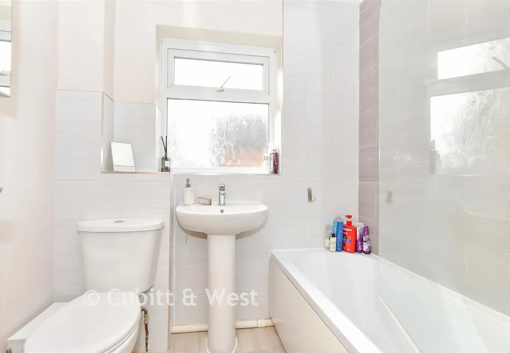 Bathroom - Churchwood Drive, Tangmere, Chichester, West Sussex - Wards of Kent