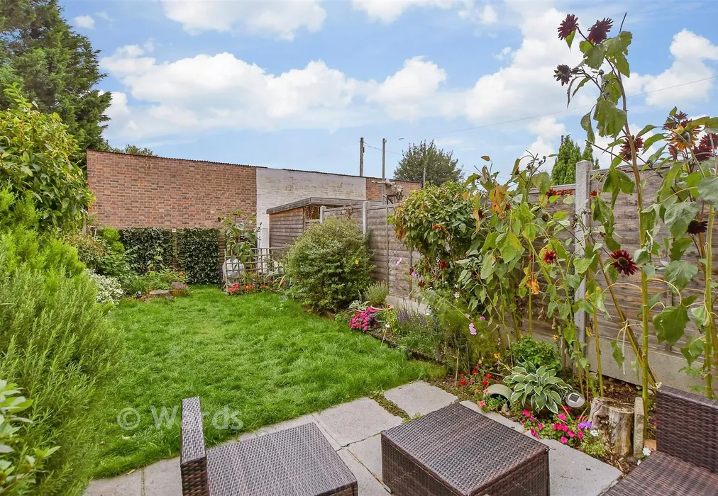 Rear Garden - Holland Road, Maidstone, Kent - Wards of Kent