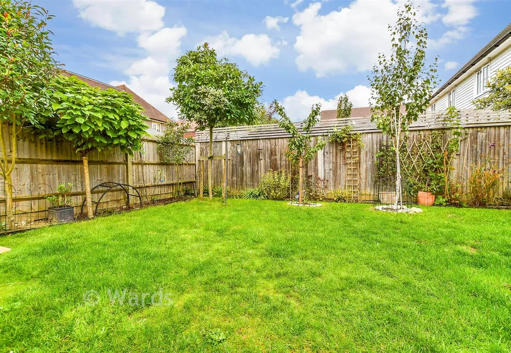 Rear Garden - Blossom Way, Marden, Tonbridge, Kent - Wards of Kent
