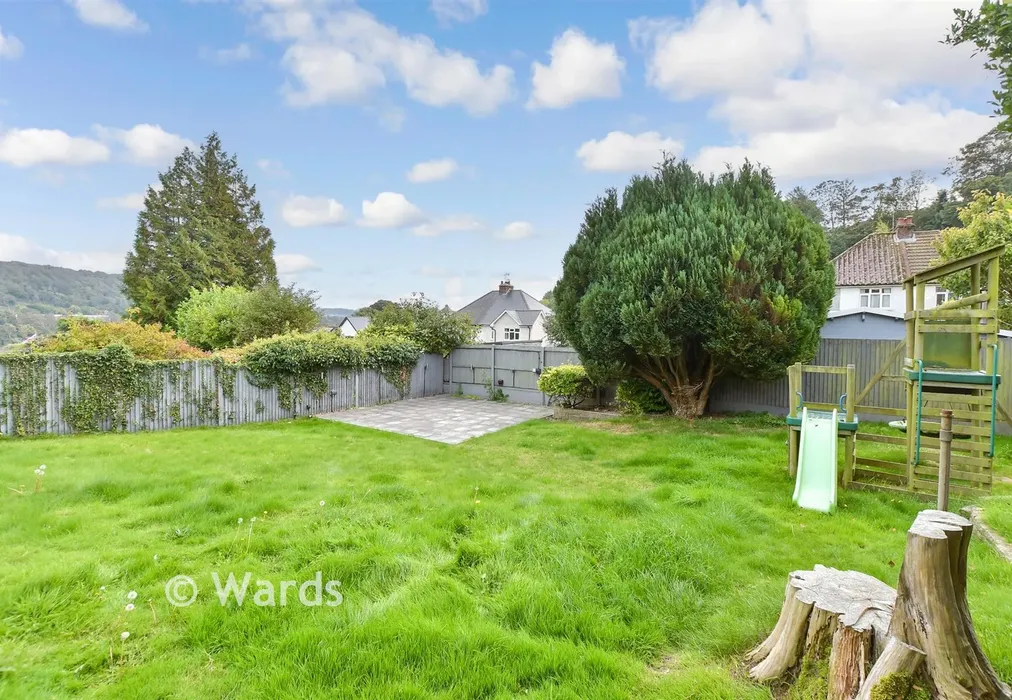 Rear Garden - Coxhill Gardens, River, Dover, Kent - Wards of Kent