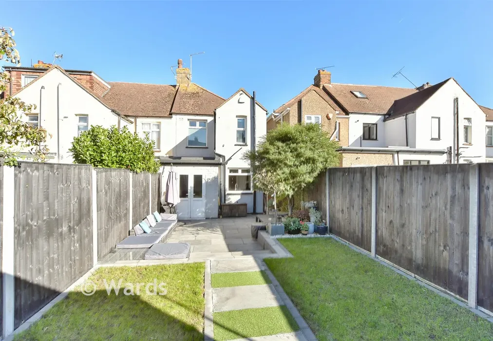 Rear Garden - Chalkenden Avenue, Gillingham, Kent - Wards of Kent