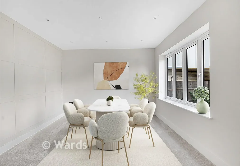 Dining Room (Staged) - Marshall Road, Rainham, Gillingham, Kent - Wards of Kent