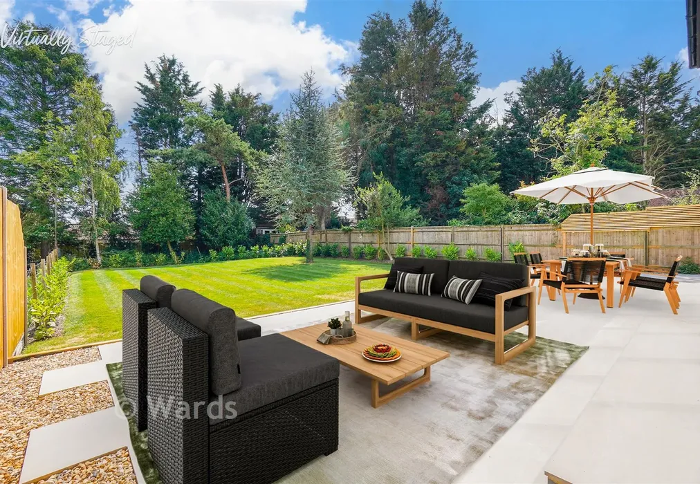 Rear Garden Staged - Marshall Road, Rainham, Gillingham, Kent - Wards of Kent