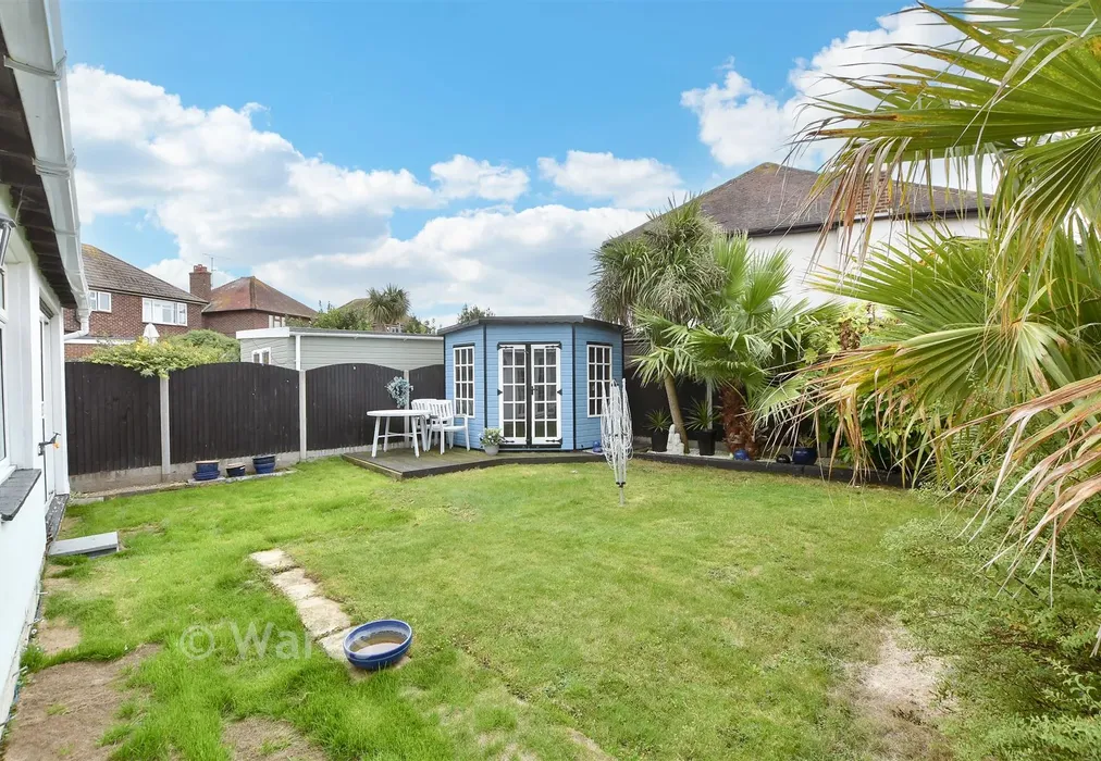 Rear Garden - Dumpton Park Drive, Ramsgate, Kent - Wards of Kent