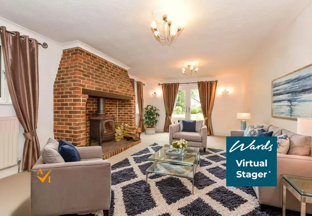 Lounge (Contemporary style) - Canterbury Road, Challock, Ashford, Kent - Wards of Kent