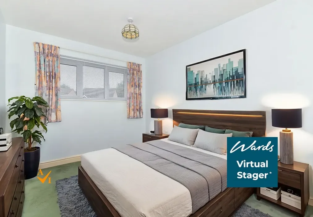 Bedroom 2 (Contemporary style) - Halfpenny Close, Barming, Maidstone, Kent - Wards of Kent