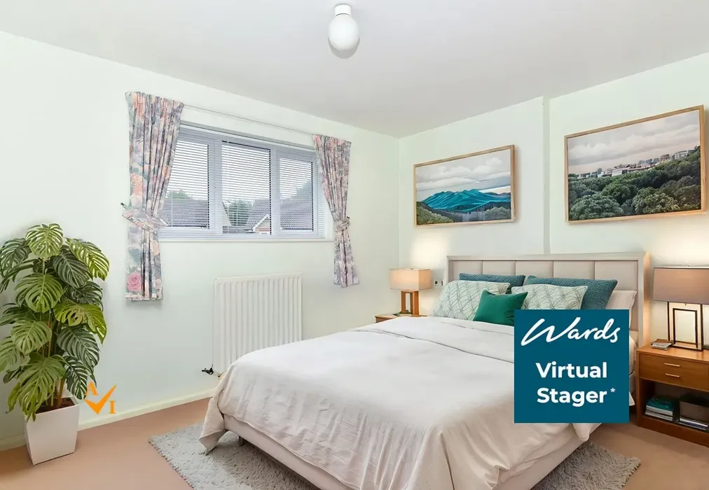 Bedroom 1 (Contemporary style) - Halfpenny Close, Barming, Maidstone, Kent - Wards of Kent