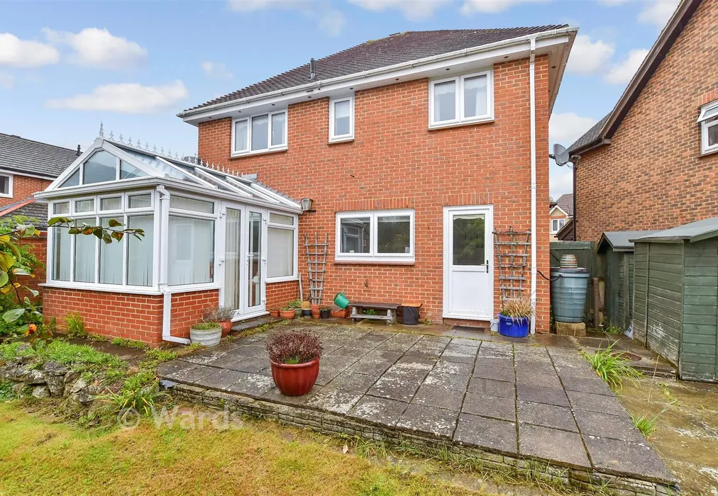 Rear Elevation - Halfpenny Close, Barming, Maidstone, Kent - Wards of Kent